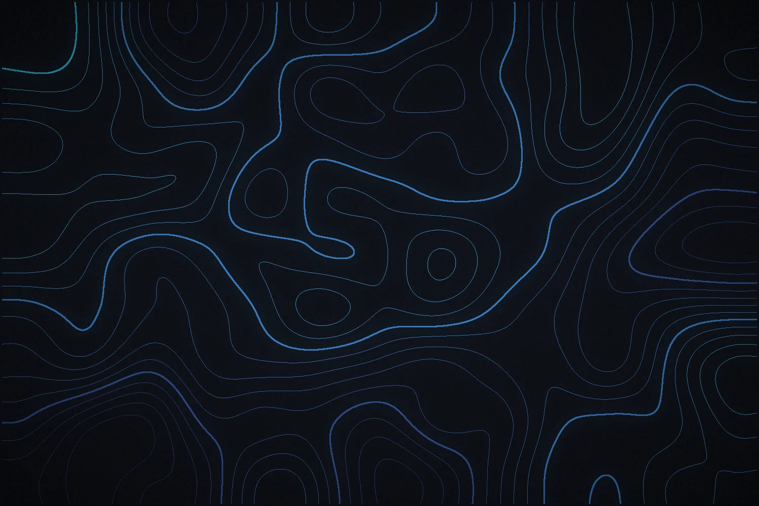 Abstract topographic contour lines in Sidechain brand colors.