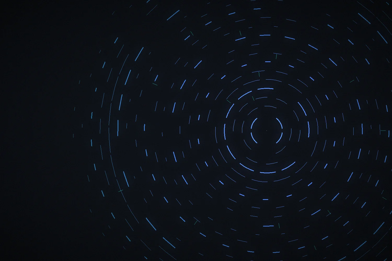 Abstract concentric rings representing layered perimeter defenses.