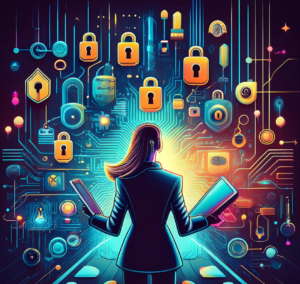 Woman and locks